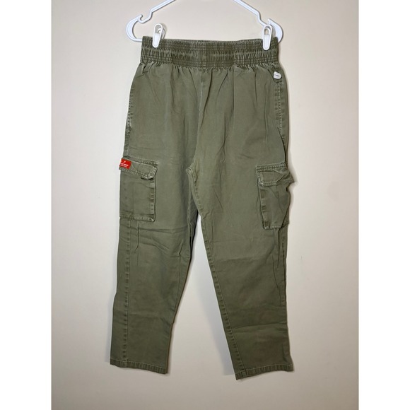 Cookman Other - Cookman Chef Pants Mens Olive Green Elastic Waist Cargo Utility Trousers Medium